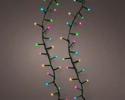 Christmas Land Christmas Tree Lights-1000 Led Multicolour Compact Twinkle Christmas Lights With Green Cable