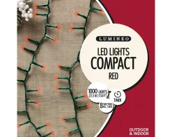 Christmas Land Christmas Tree Lights-1000 Led Red Compact Twinkle Christmas Lights