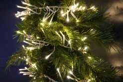 Christmas Land Christmas Tree Lights*1512 Led Twinkle Cluster Christmas Lights Warm White Transparent Cable