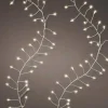 Christmas Land Christmas Tree Lights-960 Micro Led Compact Twinkle Christmas Lights Warm White Silver Wire