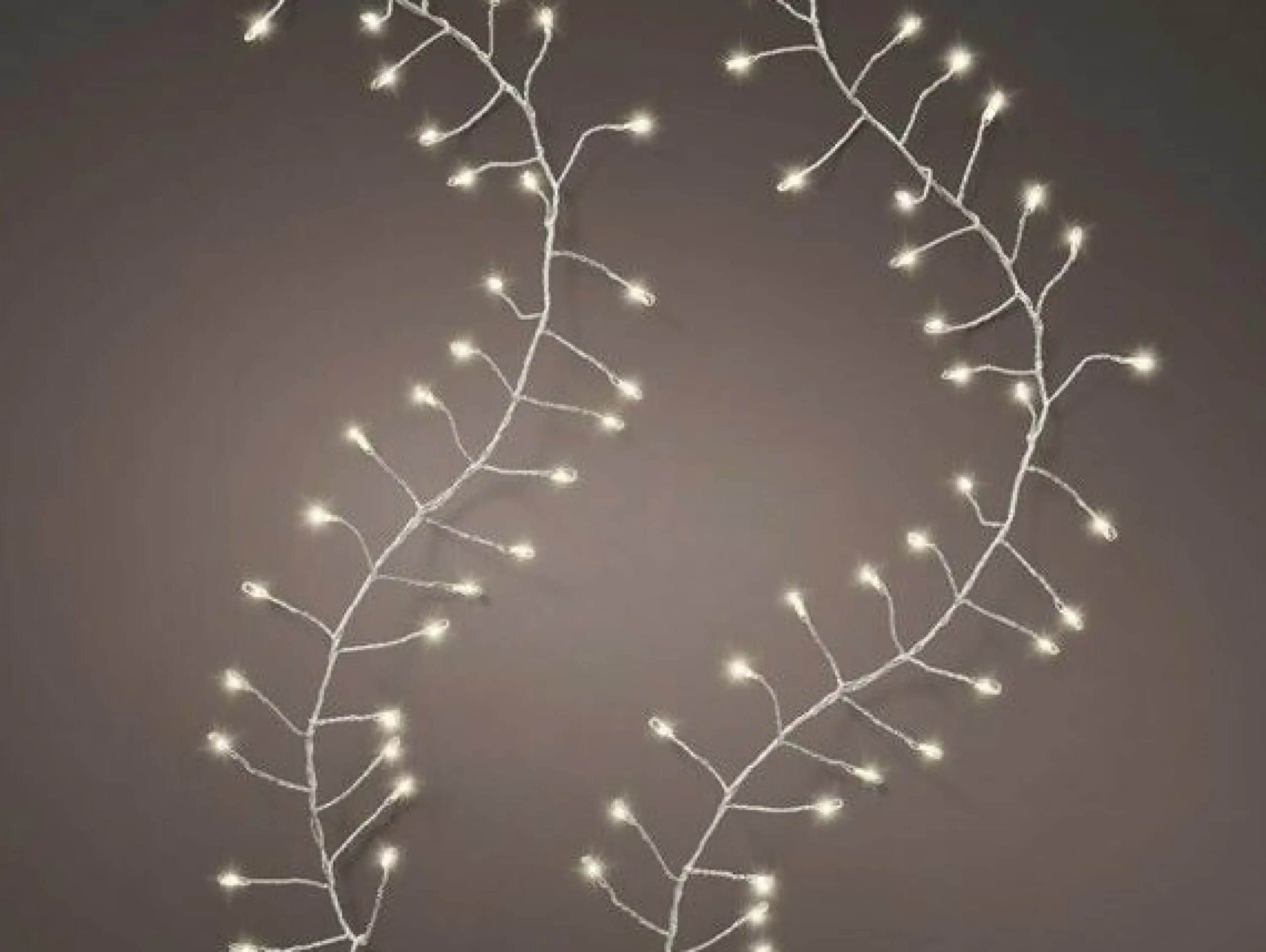 Christmas Land Christmas Tree Lights-960 Micro Led Compact Twinkle Christmas Lights Warm White Silver Wire