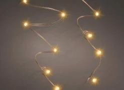 Christmas Land Battery-Powered Christmas Lights-60 Micro Led String Battery Christmas Lights Copper