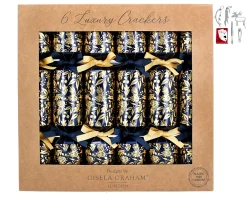 Christmas Land Gold, Red & Green: So This Is Christmas*Christmas Crackers – Blue Gold Floral Design