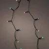 Christmas Land Outdoor Christmas Lights-Durawise Multicoloured Battery Christmas Lights With Timer (Black Wire) Various Sizes