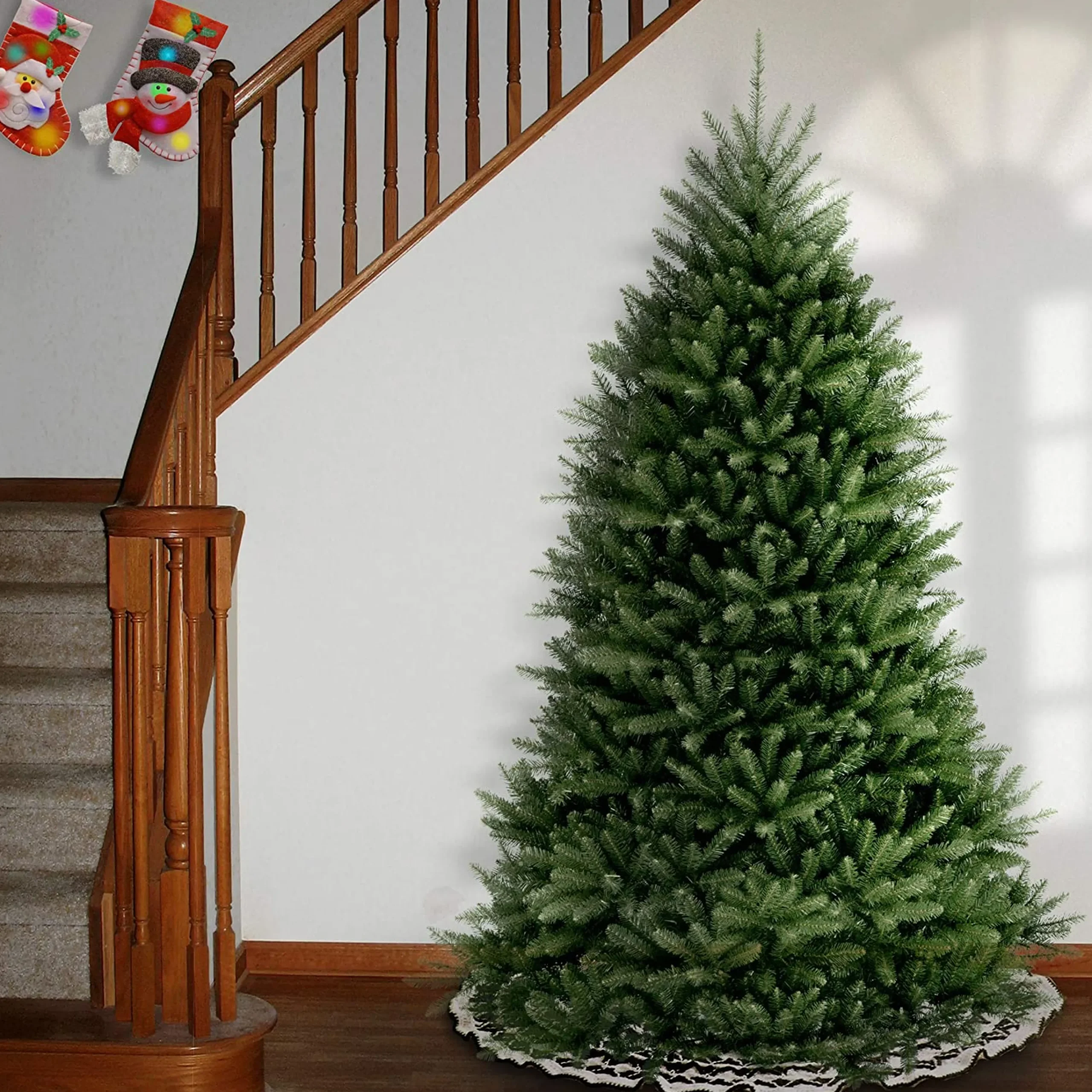 Christmas Land 6Ft & 7Ft Artificial Christmas Trees (Un-Lit)*7Ft Dunhill Fir Artificial Christmas Tree