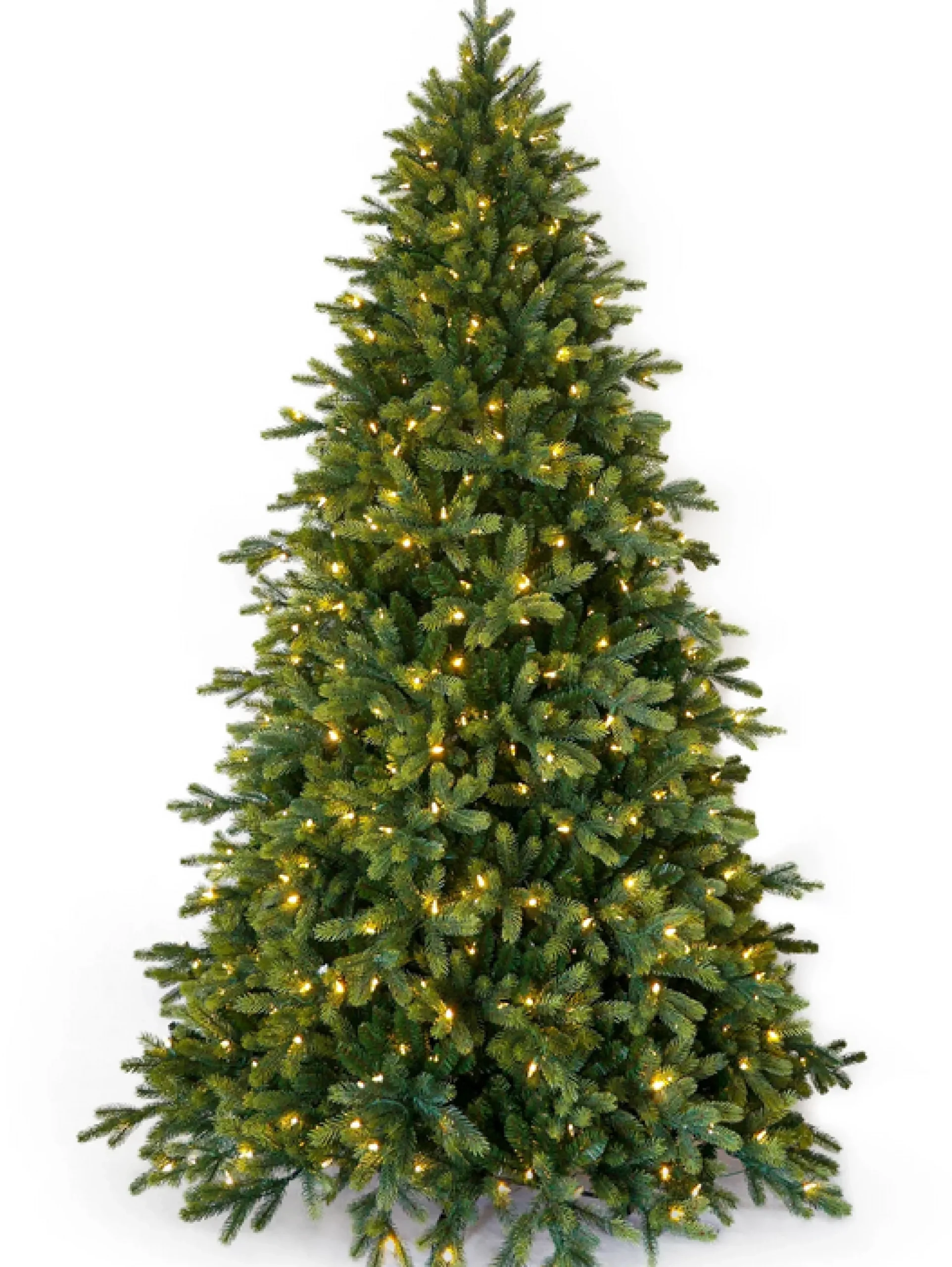Christmas Land Pre-Lit Christmas Trees*7.5Ft Feel Real Cumberland Fir Pre-Lit Artificial Christmas Tree
