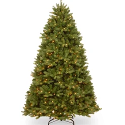 Christmas Land Pre-Lit Christmas Trees*9Ft Feel Real Newberry Spruce Pre-Lit Artificial Christmas Tree