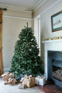 Christmas Land 6Ft & 7Ft Artificial Christmas Trees (Un-Lit)*7.5Ft Feel Real Newberry Spruce Artificial Christmas Tree