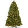 Christmas Land Pre-Lit Christmas Trees-7.5Ft Feel Real Newberry Spruce Pre-Lit Artificial Christmas Tree