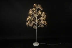 Christmas Land Artificial Twig Led Christmas Trees-5Ft Led Christmas Tree Dorion White