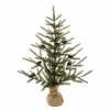 Christmas Land Mini Artificial Christmas Trees (Un-Lit)*3Ft Mini Artificial Christmas Tree In Burlap