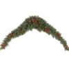 Christmas Land Garlands Un-Lit*9Ft Pine Cone Christmas Mantel Swag