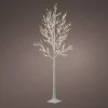 Christmas Land Room Decor-7Ft Warm White Micro Led Birch Tree For Outdoors