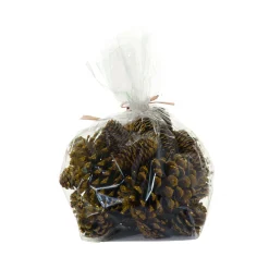Christmas Land Christmas Tree Decorations*500G Bag Of 16Cm Mixed Pinecones – Available In 3 Colours