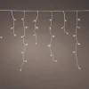 Christmas Land Outdoor Christmas Lights*Leds Connect Icicle Christmas Lights Warm White