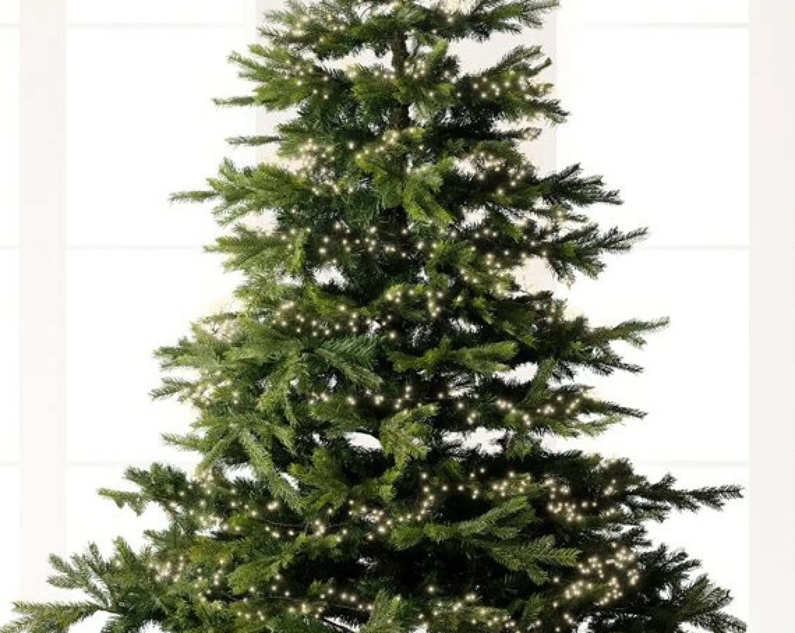 Christmas Land Christmas Tree Lights-Micro Led 960 Compact Twinkle Christmas Lights Warm White Green Wire