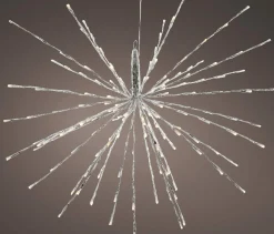 Christmas Land Indoor Decorative & Novelty Lights-Polestar Silver Flashing Led Christmas Light 45Cm