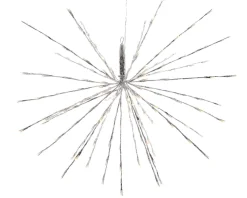 Christmas Land Indoor Decorative & Novelty Lights-Polestar Silver Flashing Led Christmas Light 45Cm