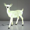 Christmas Land 3D Led Christmas Decorations-Standing Fawn Deer With Cool White Led Lights