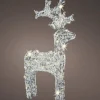 Christmas Land 3D Led Christmas Decorations*Warm White Led Acrylic Reindeer