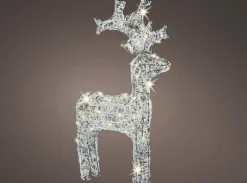 Christmas Land 3D Led Christmas Decorations*Warm White Led Acrylic Reindeer